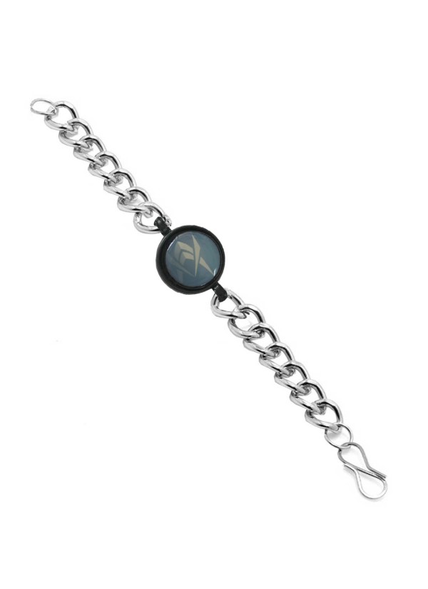 Silver::Blue Link Fashion Stainless steel Bracelets