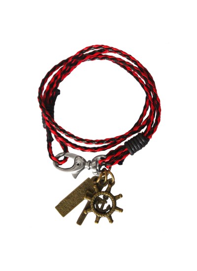 Red::Black  Wrist Wrap Charm Fashion Bracelet 