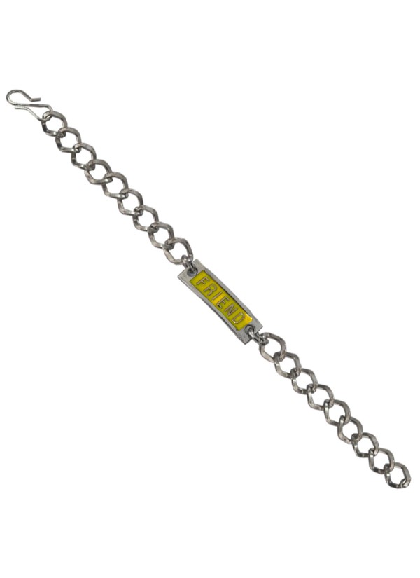 Elegant  Yellow::Silver Stylish link Fashion Chain Bracelet