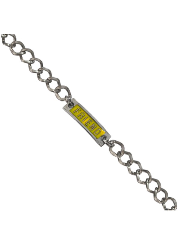 Elegant  Yellow::Silver Stylish link Fashion Chain Bracelet