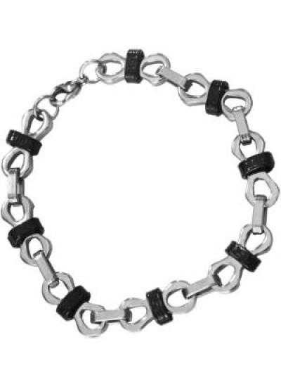 Gold::Silver Dumbbells Shape Link Chain Fashion Stainless steel Bracelets