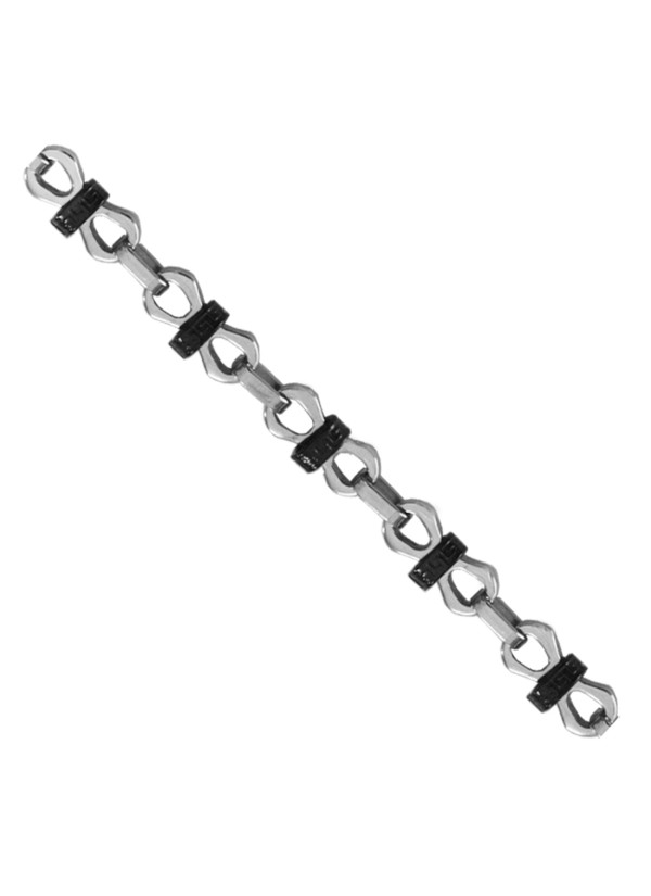 Gold::Silver Dumbbells Shape Link Chain Fashion Stainless steel Bracelets