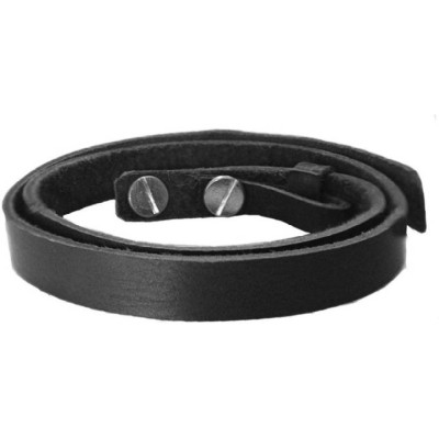 Elegant Black Bandth Fashion Leather Bracelet