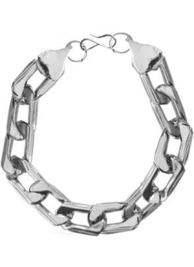 Seaxwolf Jewelry Designs | Sterling Silver Robust Double Link Chain Bracelet