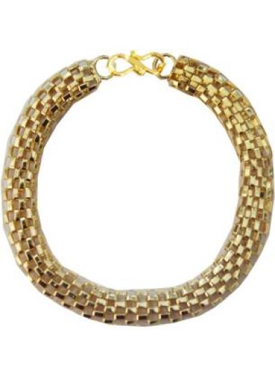 Elegant Gold Plated Silver Fashion Chain Link Bracelet 