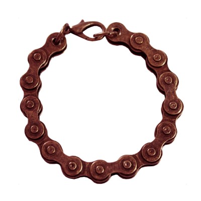 Copper Bike Chain Fashion  Bracelet