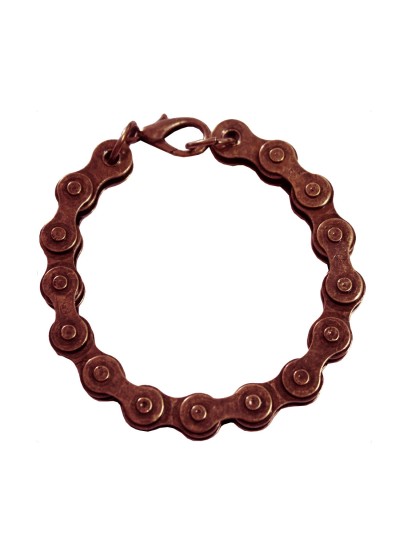 Copper Bike Chain Fashion  Bracelet