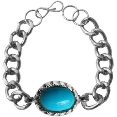 Silver::Blue  Salman Khan Inspired design Fashion Chain Bracelets