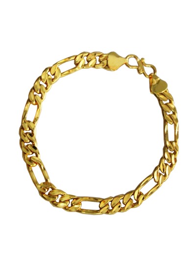 Thalia - Gold Figaro Chain Bracelet – Bijou Étoile