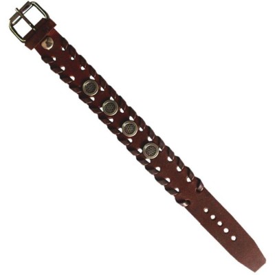 Elegant Brown Fashion Leather Bracelet