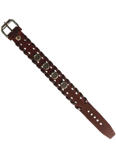 Elegant Brown Fashion Leather Bracelet