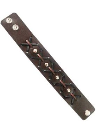 Elegant Brown Fashion Leather Bracelet