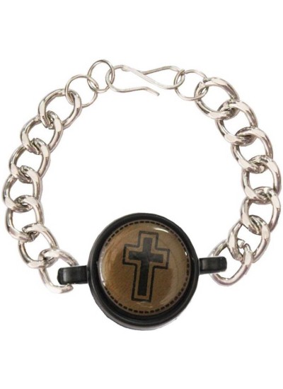 Mens Jewellery  Multicolor  Jesus Christ Cross Religious Bracelet