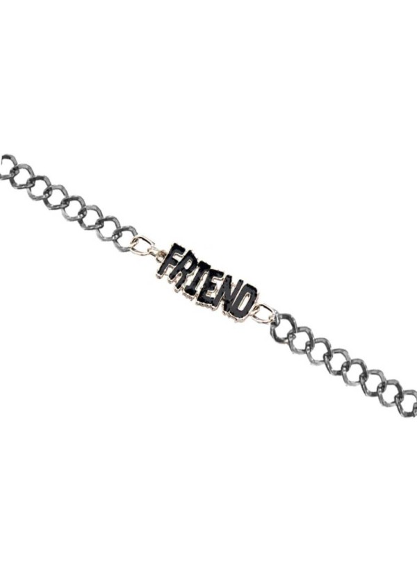 Black::Silver  Friendship day Hot Selling  Gift Fashion  Bracelet 