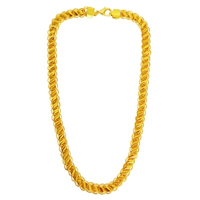 Classic & Lustrous Gold Plated Brass Stylish Koylee Designer Brass Chain 