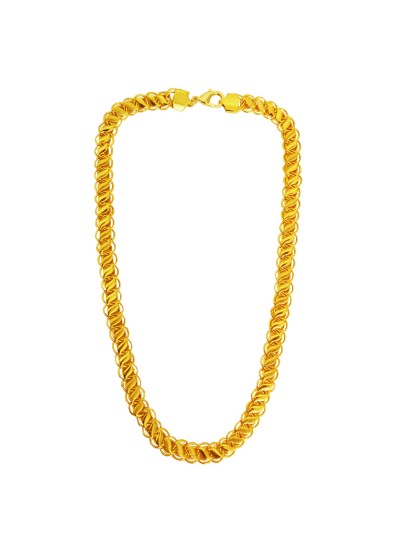 Classic & Lustrous Gold Plated Brass Stylish Koylee Designer Brass Chain 