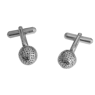 Cufflinks Silver Classic Round Design by  Menjewell 