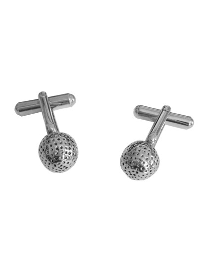 Cufflinks Silver Classic Round Design by  Menjewell 