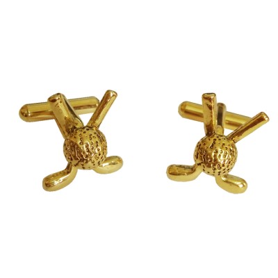 Cufflinks Gold Antique Cross Design by Menjewell 