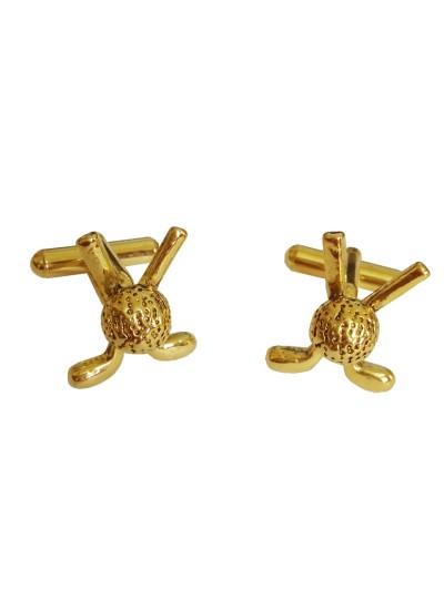 Cufflinks Gold Antique Cross Design by Menjewell 