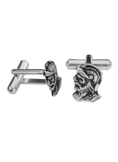 Cufflinks Silver Royal King Design by Menjewell