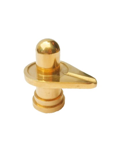 Religious Gold Shiva Lingam/ Shivling Showpiece/ Shivlingam