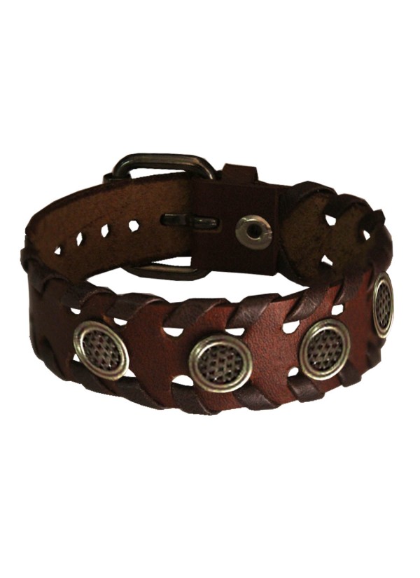 Elegant Brown Fashion Leather Bracelet