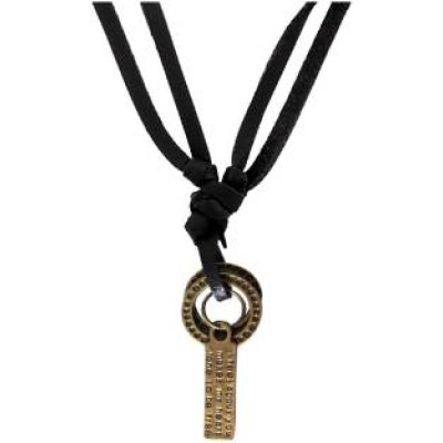 Elegant  Bronze  Fashion Pendant With Leather String