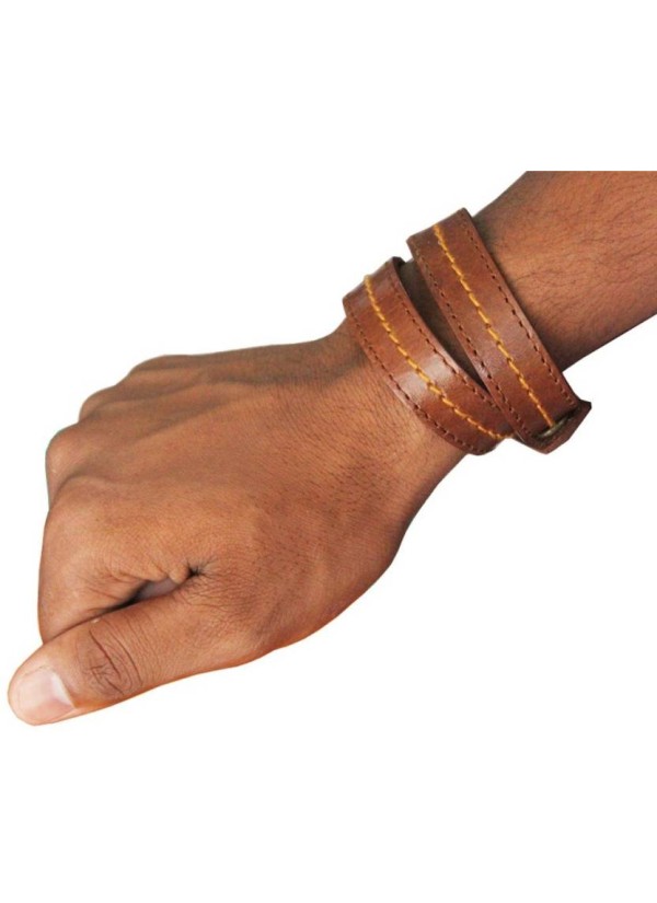 Brown  leather Style Bracelet 