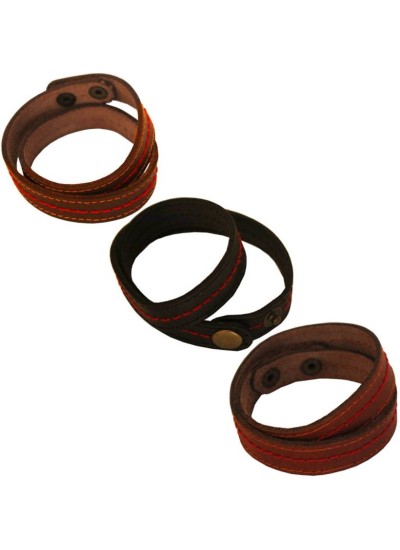 Connemara Celtic Brown Leather Bracelet - McCormack Celtic Jewelry