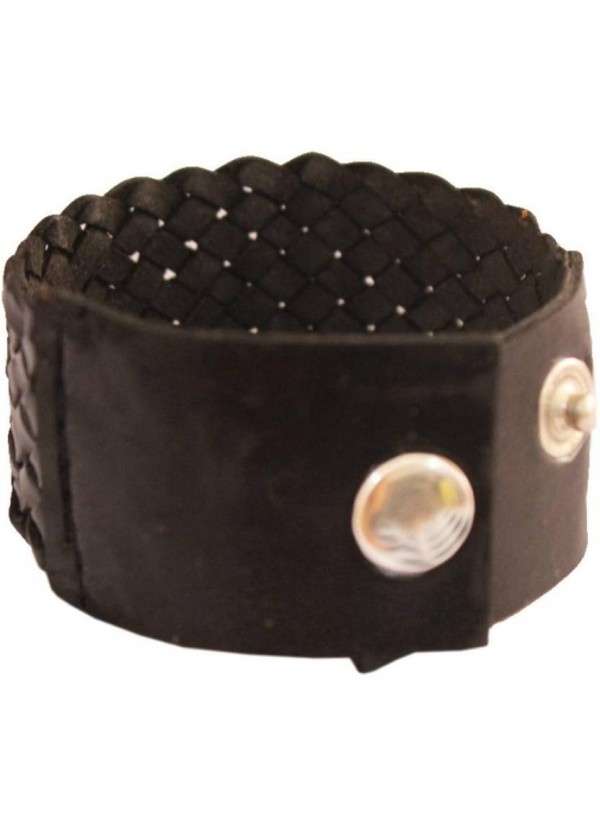 Black  Leather Bracelet