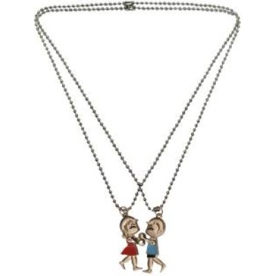 Elegant  Multicolor  Girl with Boy Fashion Pendant