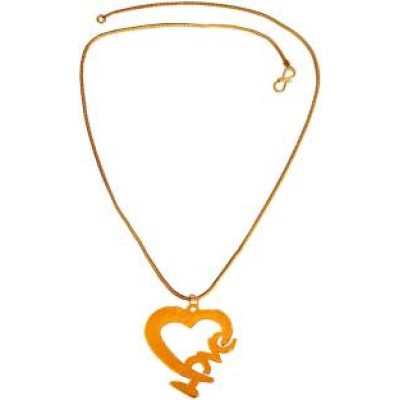 New Collection  Gold  Valentine Day Special Love Heart Design Pendant