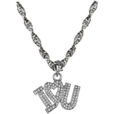 Elegant  silver  I Love U Fashion Pendant