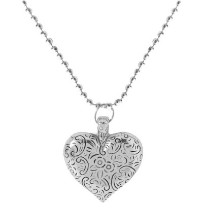 Elegant  Silver  Heart Fashion Pendant