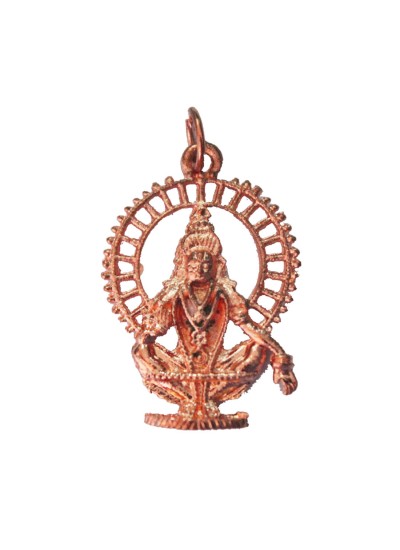 Copper  Ayyappa Swami Pendant 