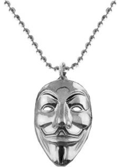 Elegant  Silver  Vendetta Fashion Pendant