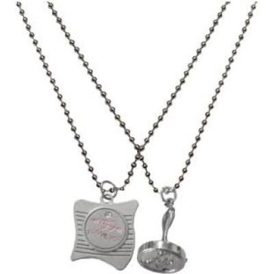 Elegant  Silver  Friendship Day Special Stamp Fashion Pendant