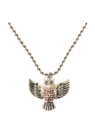 Multicolor Owl Fashion Chain bird Pendant 