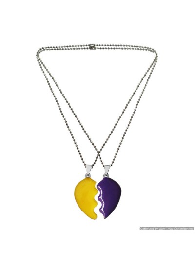 Meadowlark - Sterling Silver Broken Heart Charm Necklace – Cameron Jewellery
