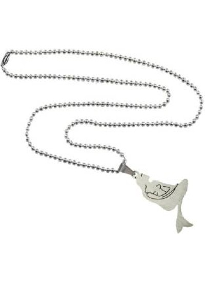 Elegant  Silver Mesmerizing Mermaid Fashion Chain Pendant
