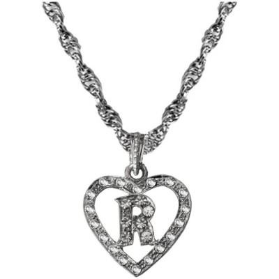 Elegant Silver R-alphabate Fashion Pendant