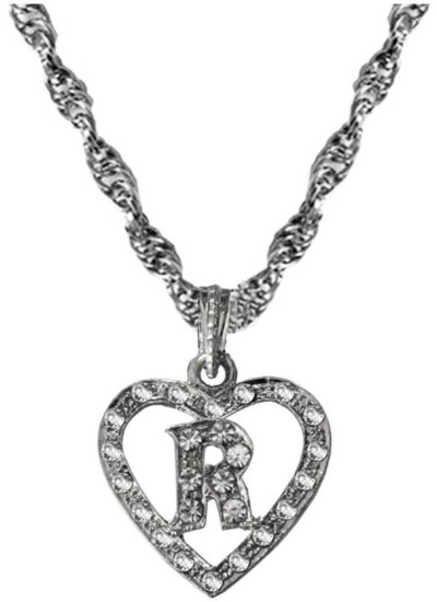 Elegant Silver R-alphabate Fashion Pendant