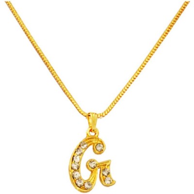 Elegant Gold G- Alphabets Pendent