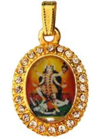 Multicolor  Goddess Mahakali Maa Pendant 