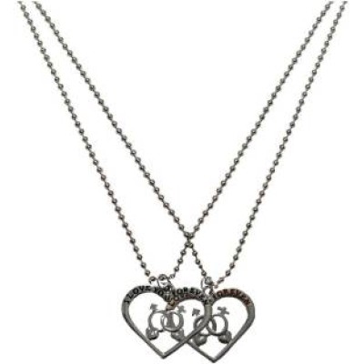 Elegant  Silver  Friendship Day Special Heart Fashion Pendant