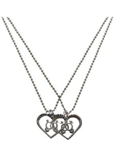 Elegant  Silver  Friendship Day Special Heart Fashion Pendant