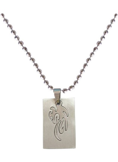 Elegant  Silver  Tribal  Chain Pendant