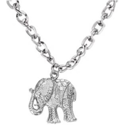 Elegant  Silver  Elephant Fashion Pendant