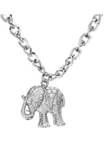 Elegant  Silver  Elephant Fashion Pendant